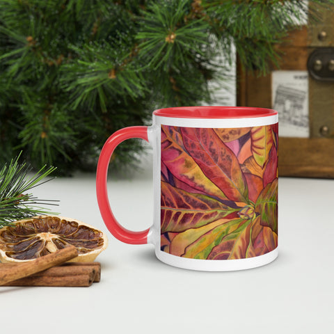 'Resplendant in Red' Mug with Red Interior