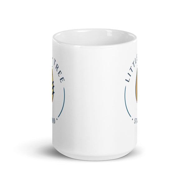 'Little Tree Studio' White glossy mug